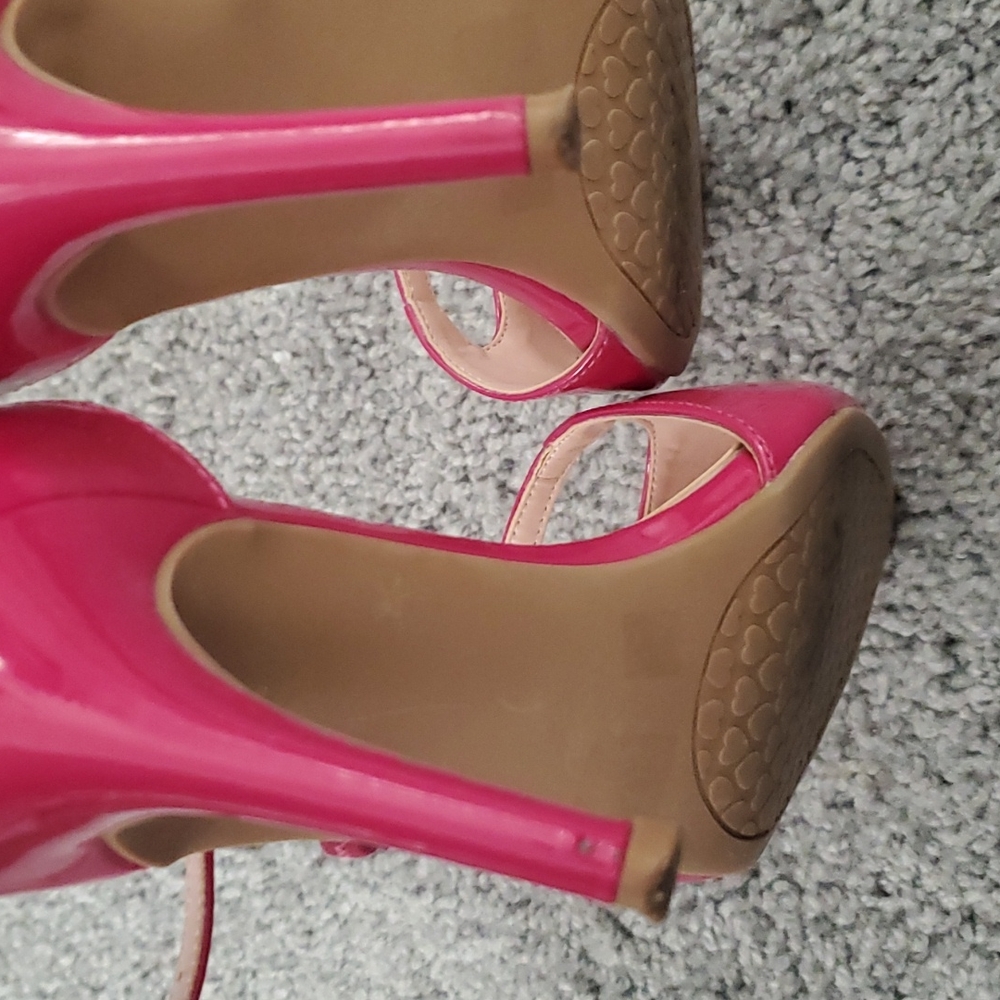 Chinese Laundry Rocking Pumps - Magenta - Picture 4 of 8